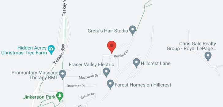 map of 6137 REXFORD DRIVE